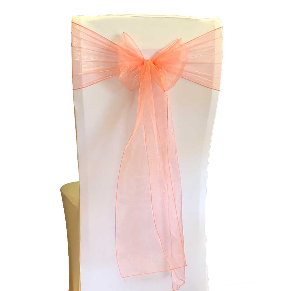 Sky Blue Satin Sash | Chair Covers Direct